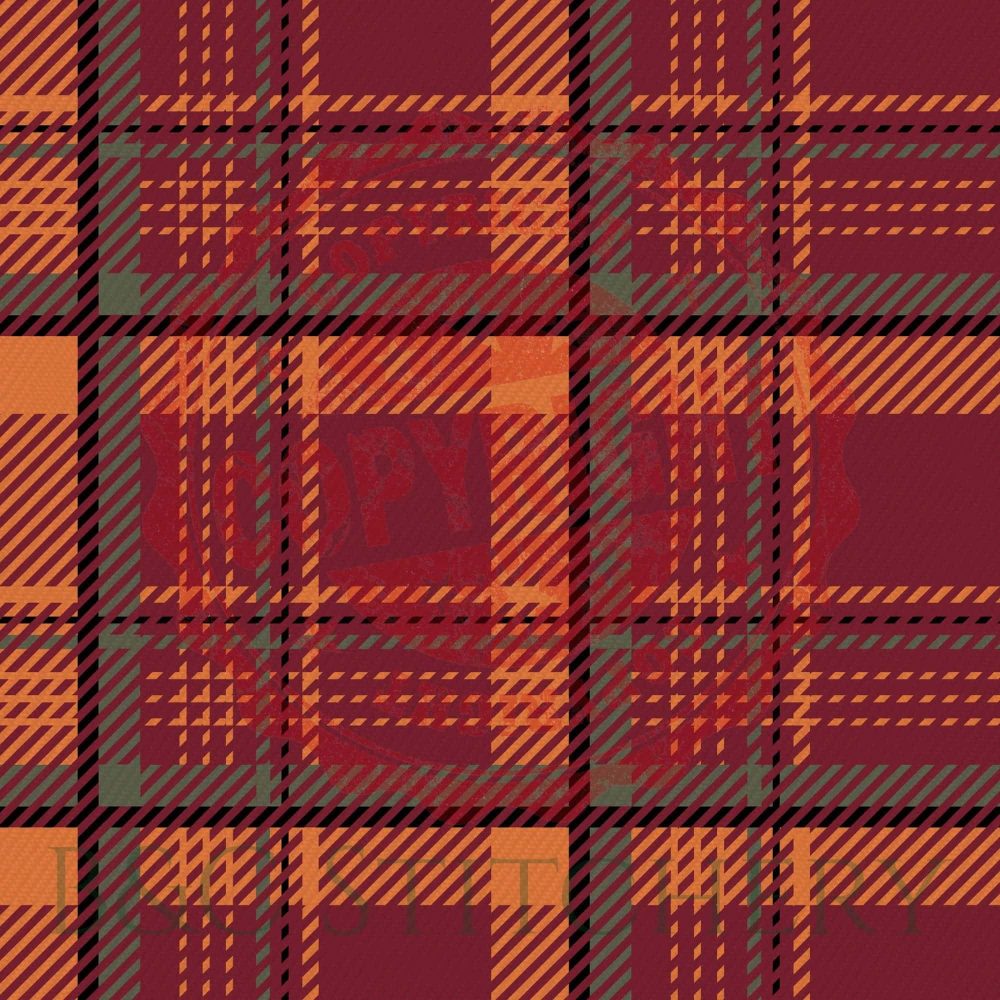 Red and orange plaid pattern design